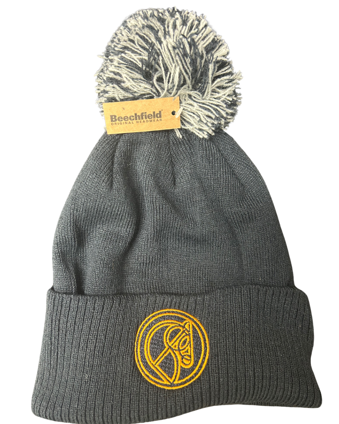 Plain Beanie with Pom Pom.